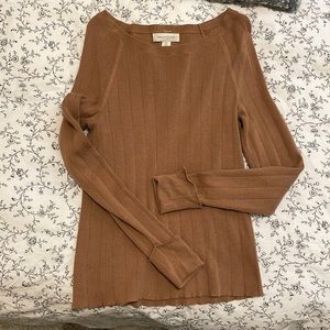 Treasure & bond cognac sweater size XS